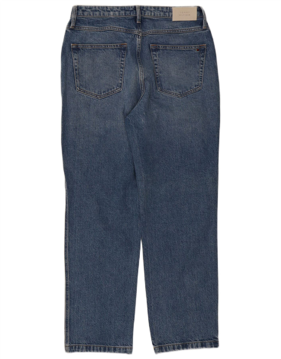 TOMMY HILFIGER Womens High Waist Classic Fit Straight Jeans W31 L28 Blue Vintage Tommy Hilfiger and Second-Hand Tommy Hilfiger from Messina Hembry 