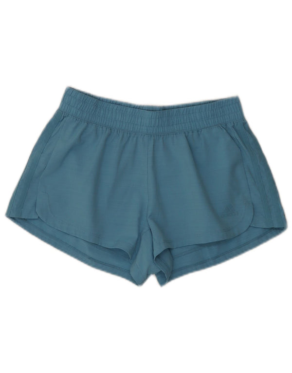 Damskie spodenki sportowe Adidas UK 8/10 Mały niebieski poliester