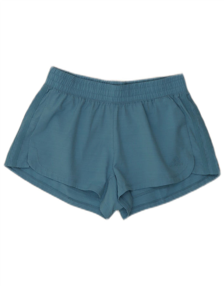 Damskie spodenki sportowe Adidas UK 8/10 Mały niebieski poliester