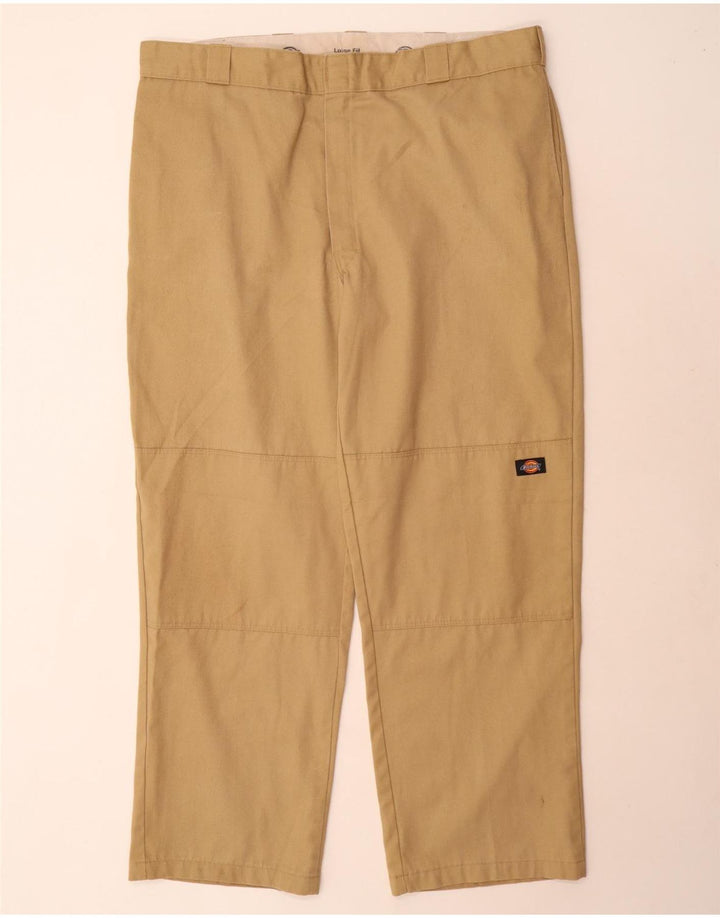 Męskie spodnie cargo Dickies o luźnym kroju W42 L32 Beżowy poliester