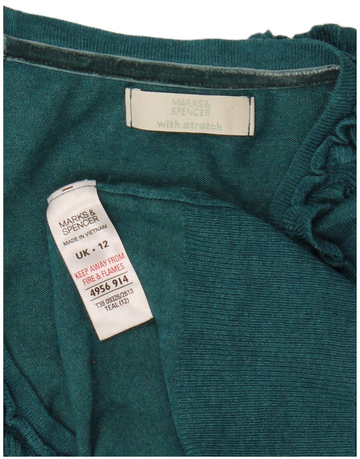 Sweter damski Marks & Spencer Crop Cardigan UK 12, średni zielony