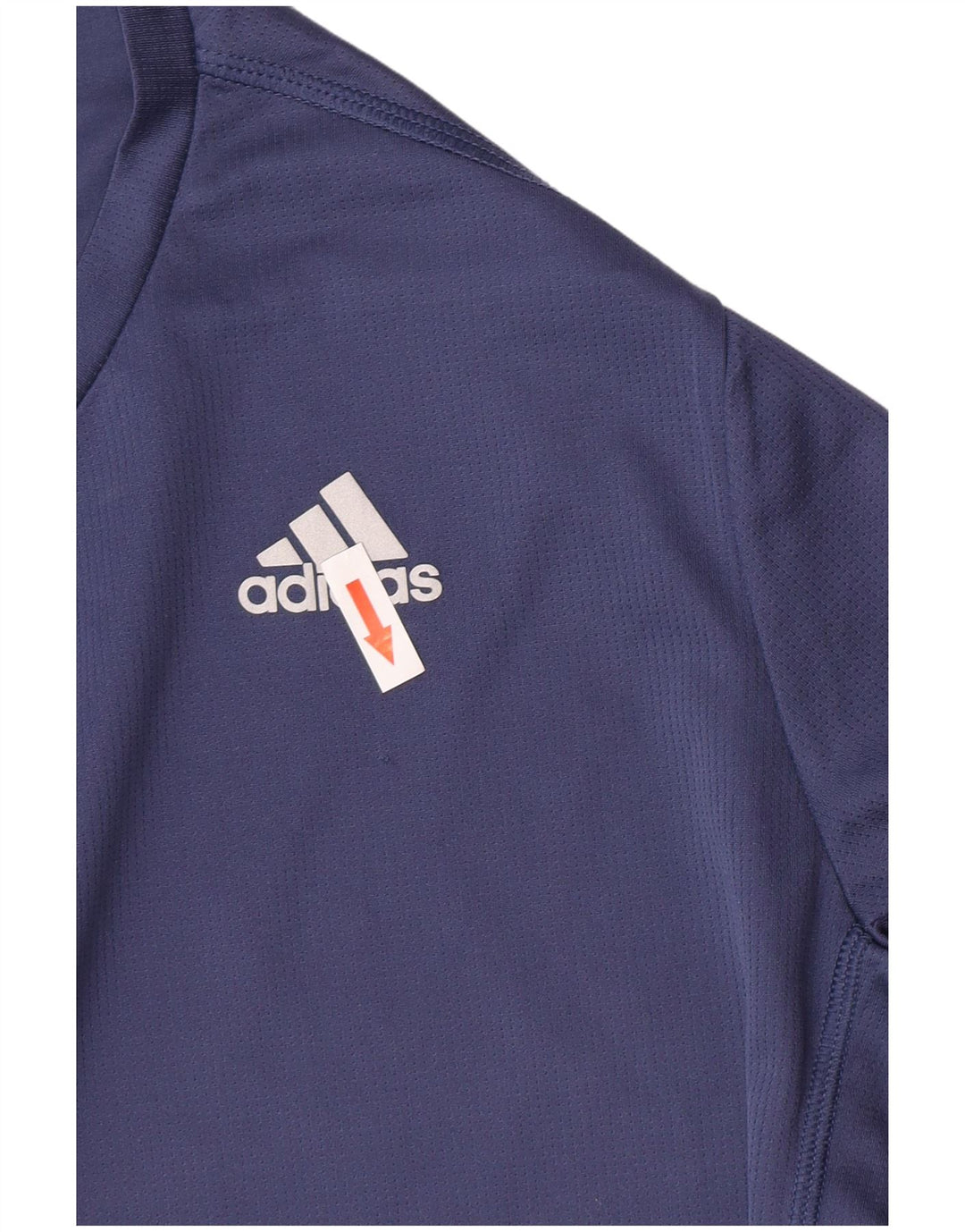 Koszulka męska Adidas Aeroready Top, mała, granatowa, z poliestru