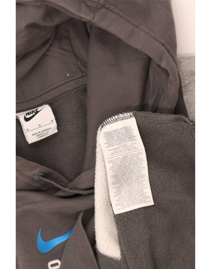 Męska bluza z kapturem Nike, bawełniana, w kolorze średniej szarości