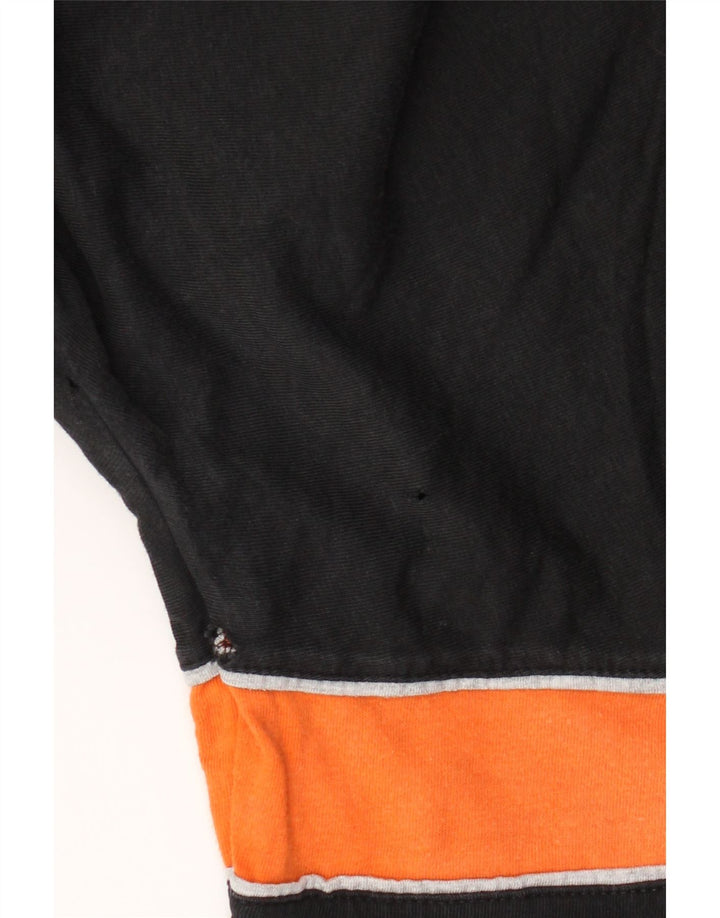 Męska bluza z kapturem Diadora XL, czarna, z blokami kolorów, bawełniana