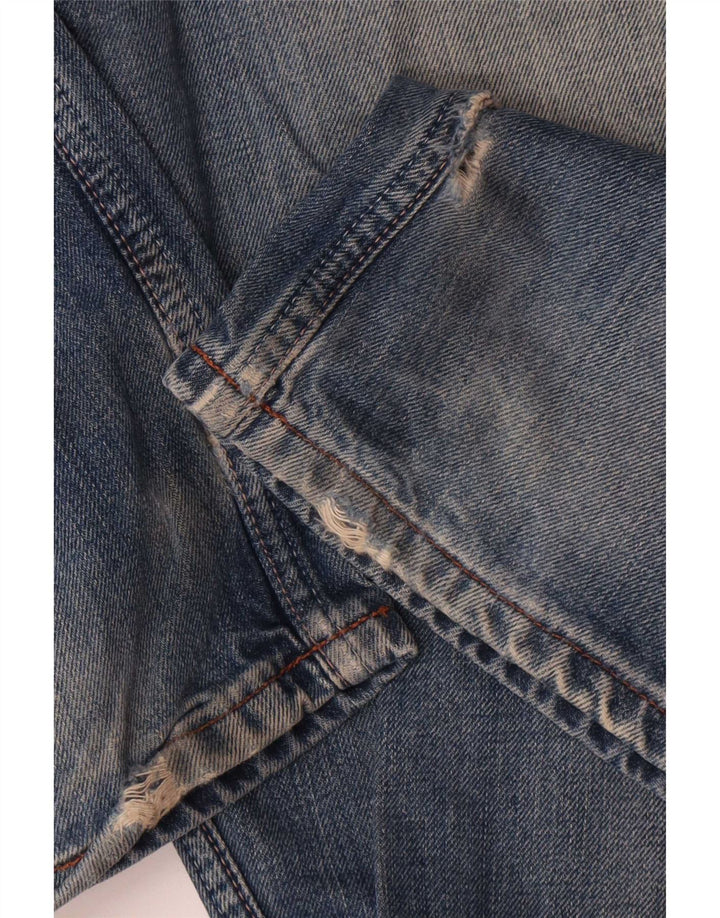 Męskie jeansy Levi's 507 Slim Bootcut W31 L34 Niebieska bawełna