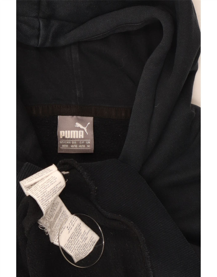Męska bluza z kapturem Puma, średnia czarna, bawełniana
