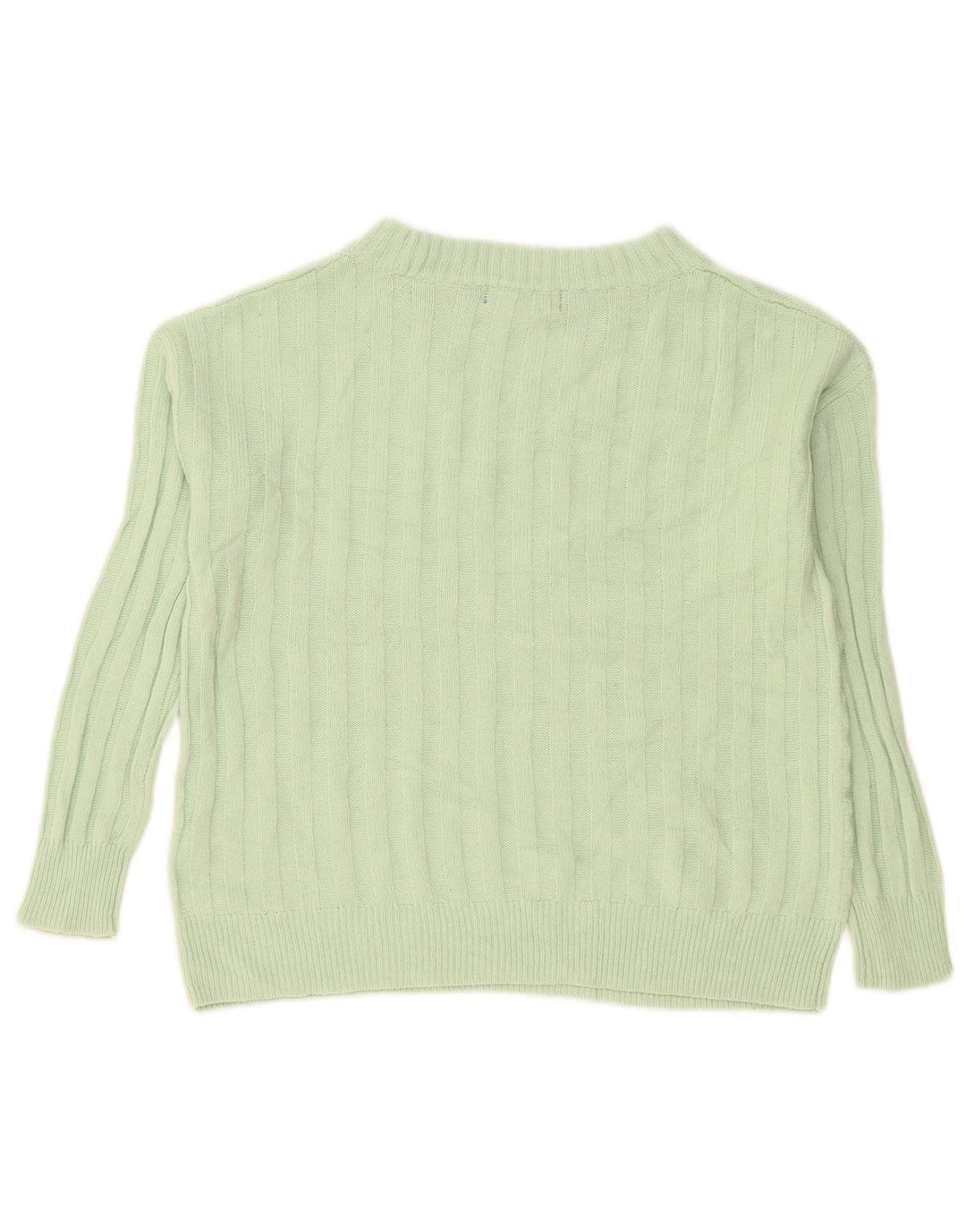 Marks & Spencer Damski sweter oversize z dekoltem w łódkę, UK 10, mały, zielony