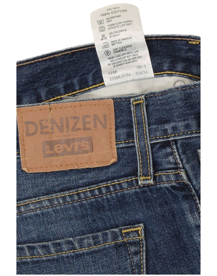 Męskie proste dżinsy Levi's W32 L30 Niebieskie bawełniane