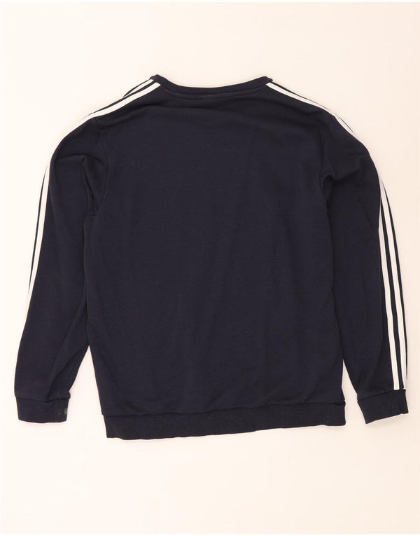 Adidas Męska Bluza Sweter Duża Granatowa Bawełna