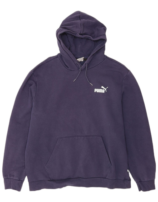 Męska bluza z kapturem Puma XL, granatowa, bawełniana