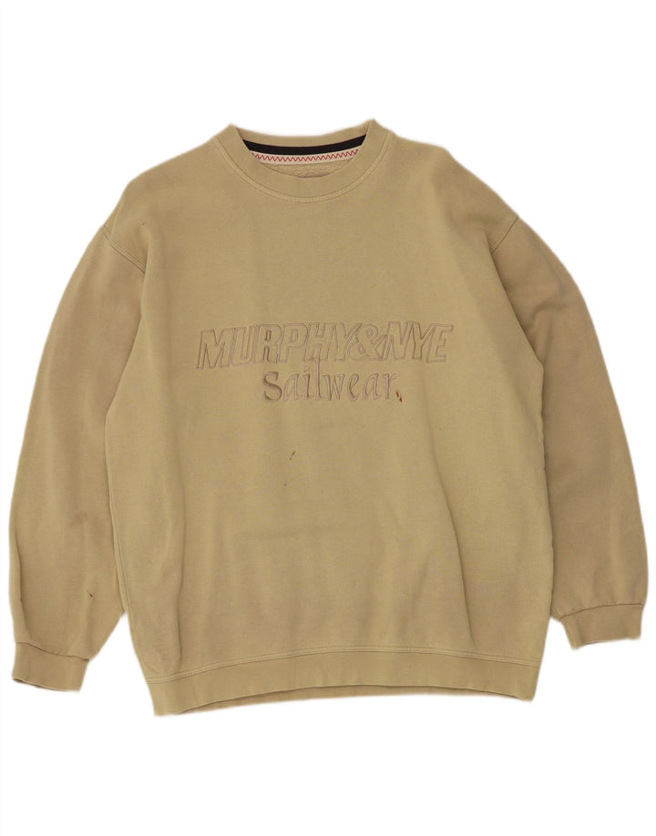 Męska bluza z grafiką Murphy & Nye, średnia, bawełniana khaki