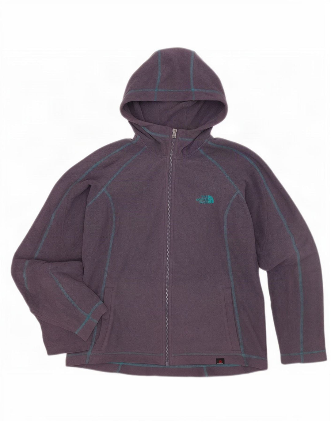 Damska kurtka polarowa z kapturem The North Face UK 14, średni fiolet, poliester