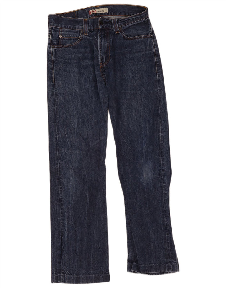 Męskie jeansy Levi's 506 Straight W32 L32 Niebieskie