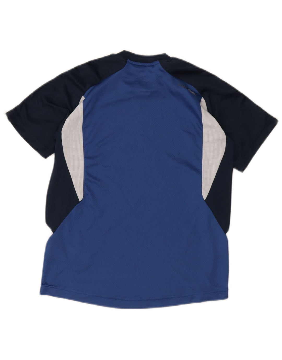 Adidas Chłopięcy T-shirt Top 11-12 lat Niebieski Poliester z blokami kolorów