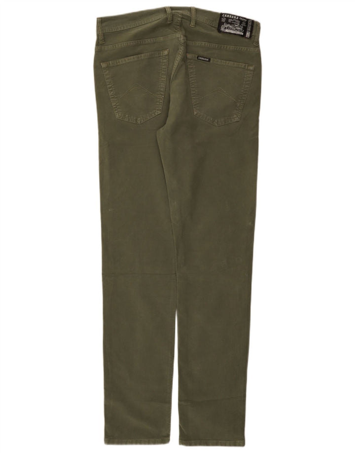 Męskie spodnie typu slim casual Carrera IT 48 Medium W33 L32 Khaki Cotton