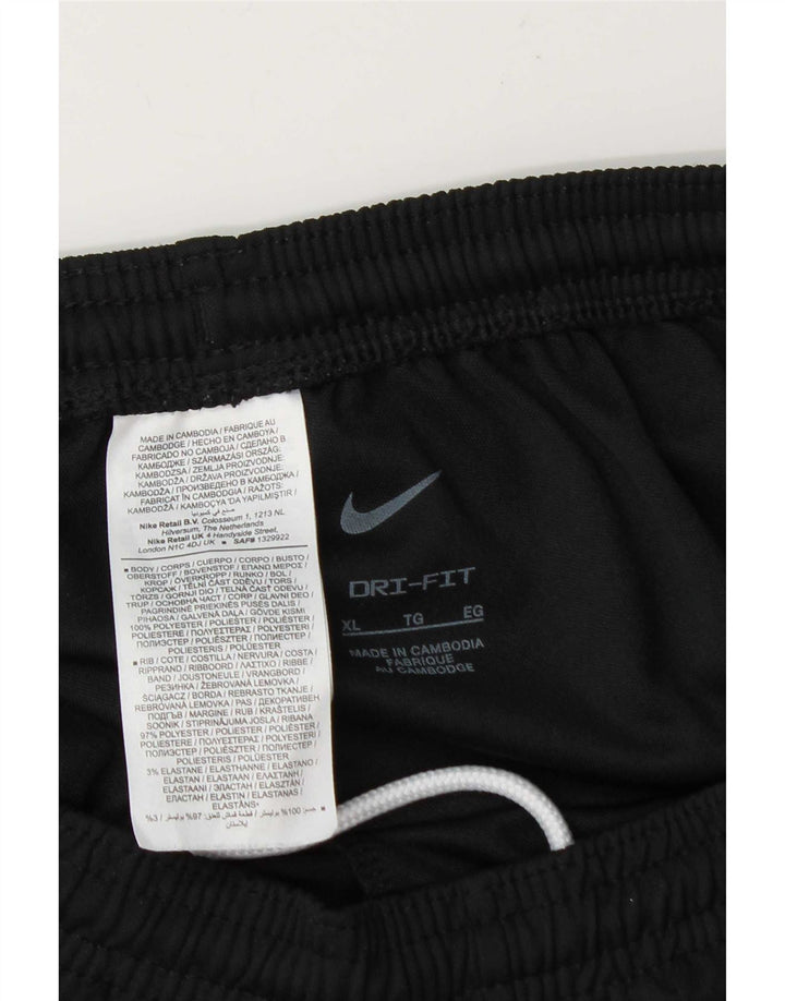 Męskie spodnie dresowe Nike Dri Fit XL, czarne, poliestrowe
