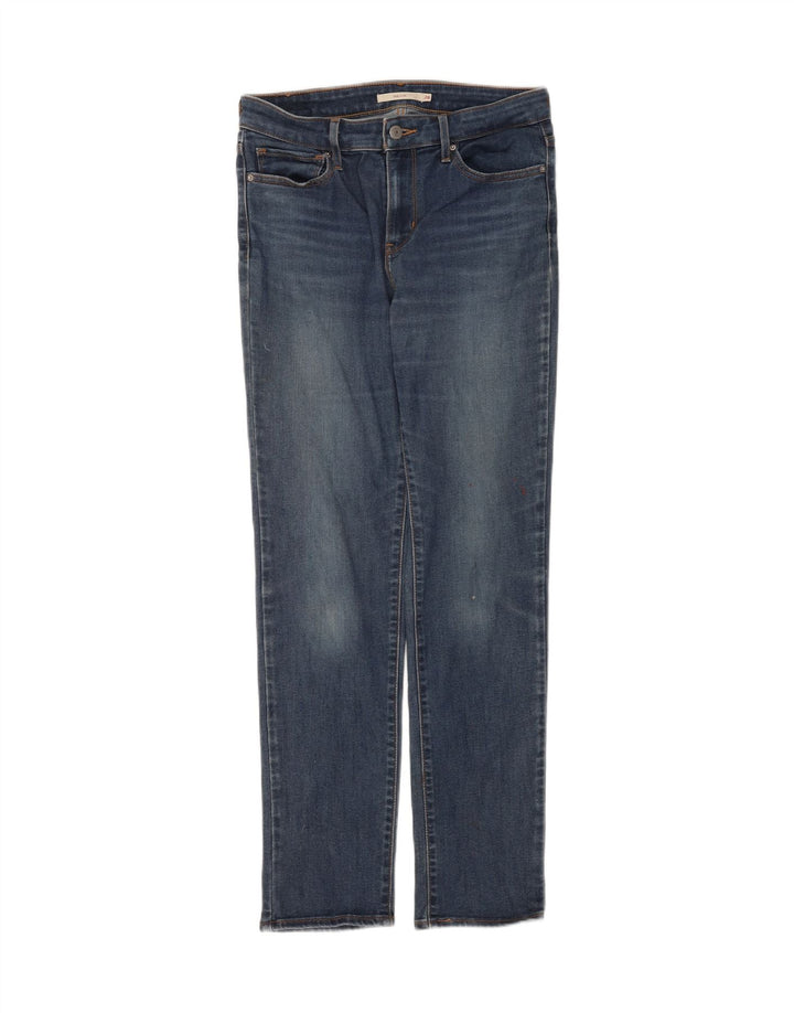 Damskie jeansy Levi's 712 Slim W28 L32 Niebieskie