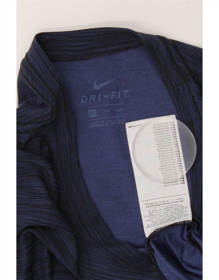 T-shirt męski Nike Dri Fit, 2XL, granatowy, nakrapiany poliester