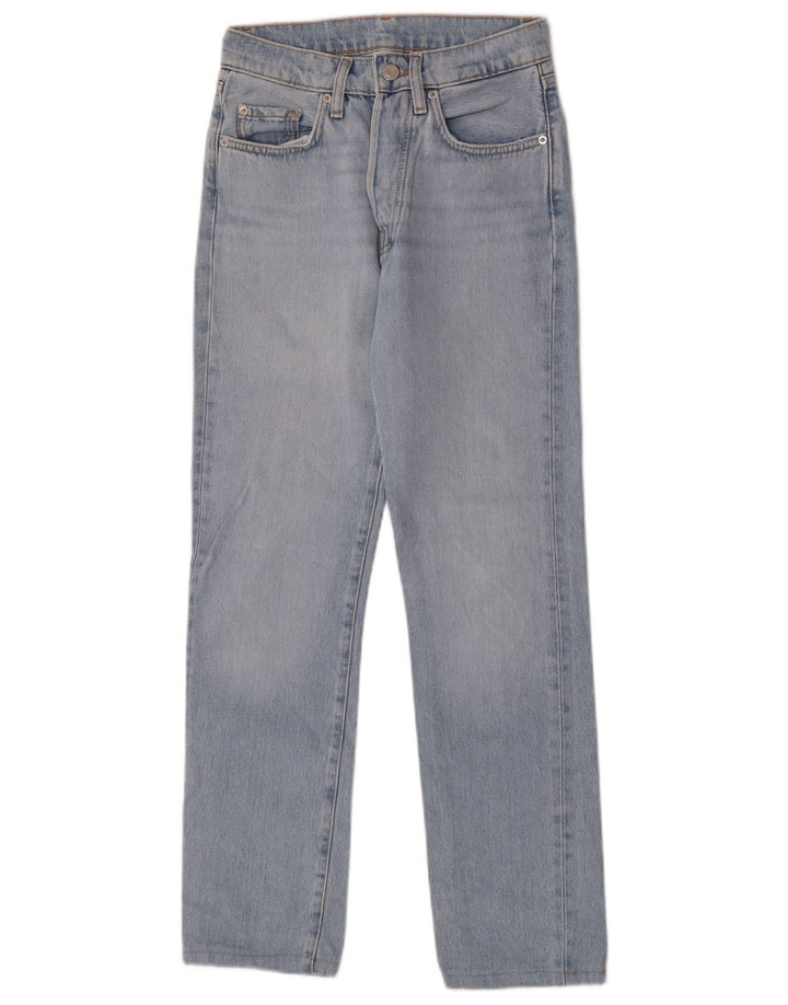 Damskie dżinsy Massimo Dutti Straight W25 L28 Niebieskie