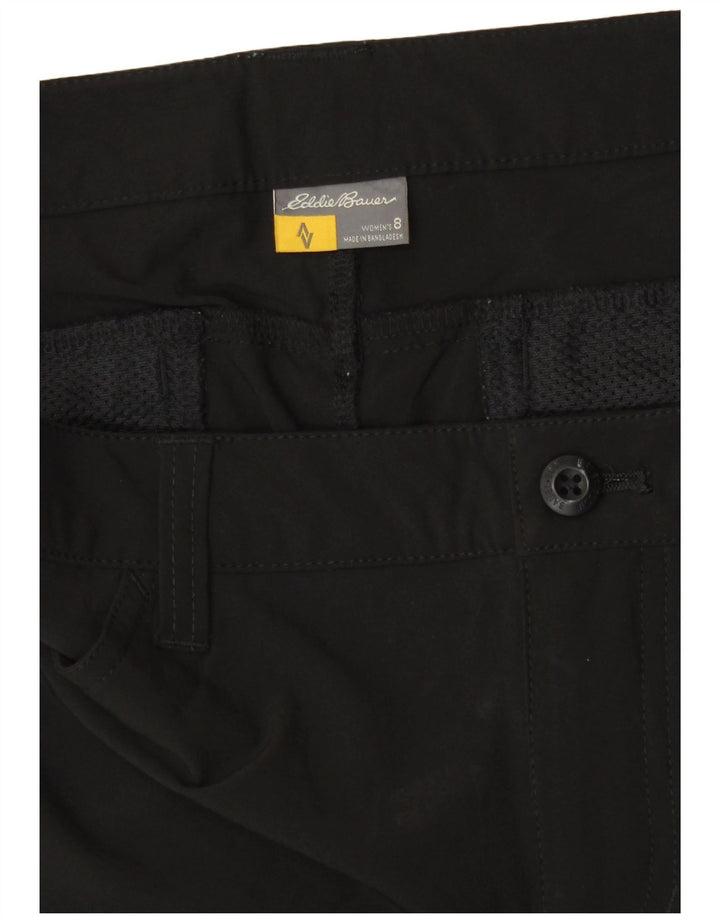 Damskie spodenki bojówki Eddie Bauer US 8 Medium W30, czarny poliester