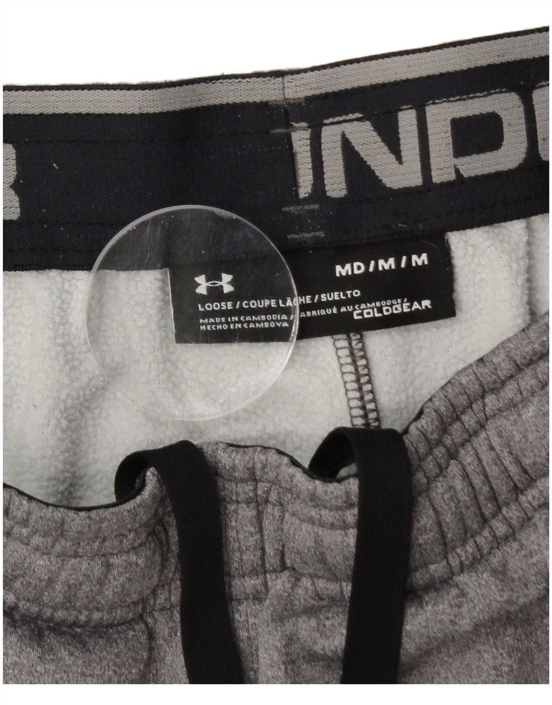 Męskie spodnie dresowe UNDER ARMOUR Cold Gear, średnioszare