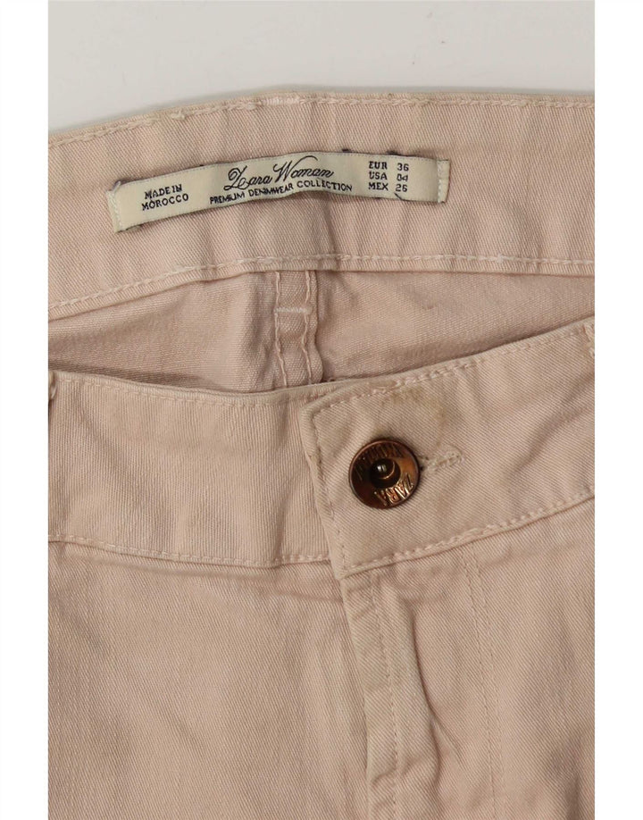 Dżinsy damskie Zara EU 36 XS W26 L31 beżowe