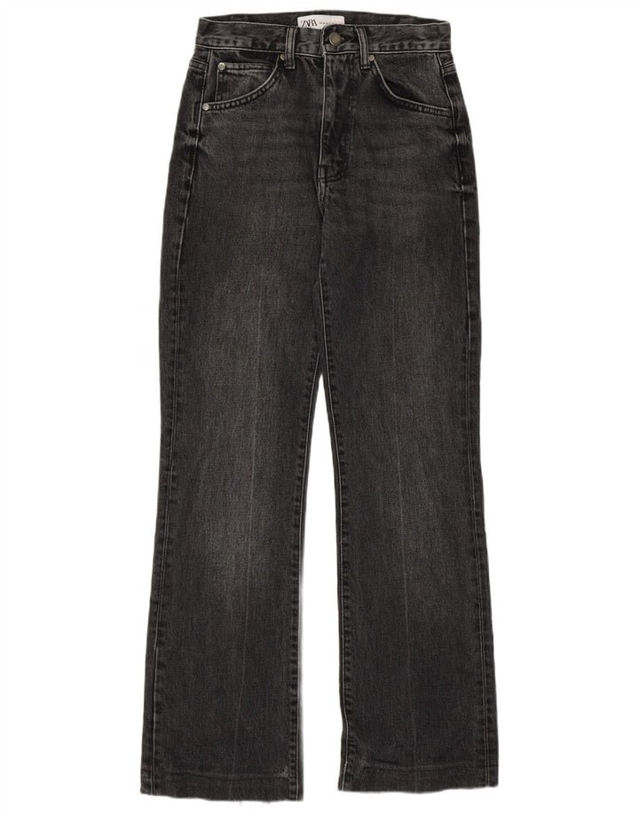Jeansy damskie Bootcut Zara EU 34 2XS W24 L30 Szare