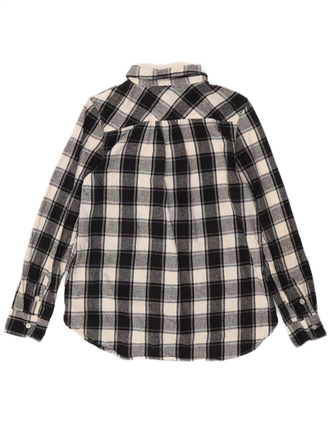 Damska koszula flanelowa LEVI'S UK 10 w małą czarną kratkę, bawełniana