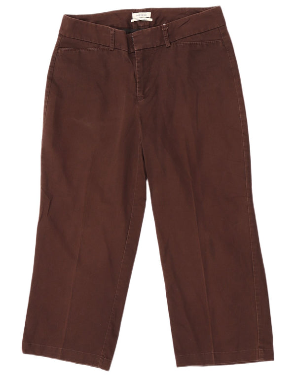 Spodnie damskie Dockers Mid Rise Curvy Capri US 6 Medium W30 L22 Brown