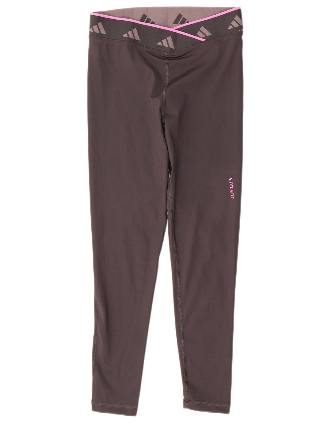 Damskie legginsy Adidas Aeroready Graphic UK 8/10, mały, szary poliester