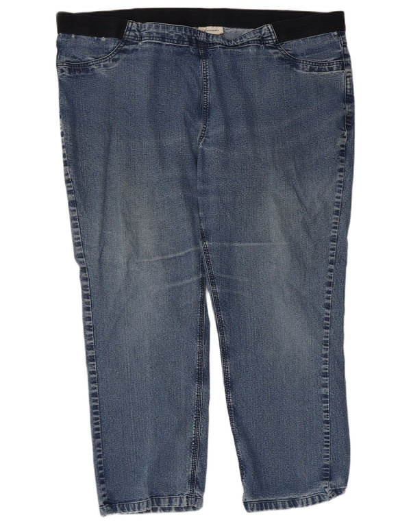 Dżinsy Marks & Spencer Damskie Autograph Tapered Loose UK 22 3XL W44 L27 Niebieskie
