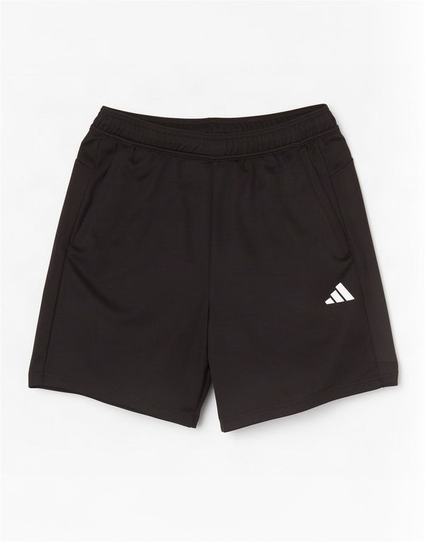 Męskie spodenki sportowe Adidas Aeroready o regularnym kroju, duże, czarne, poliestrowe