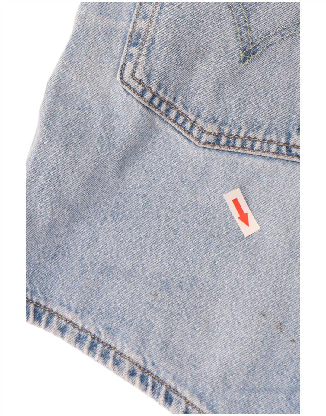 Damskie spodenki jeansowe Levi's W28 Średni niebieski, bawełniany