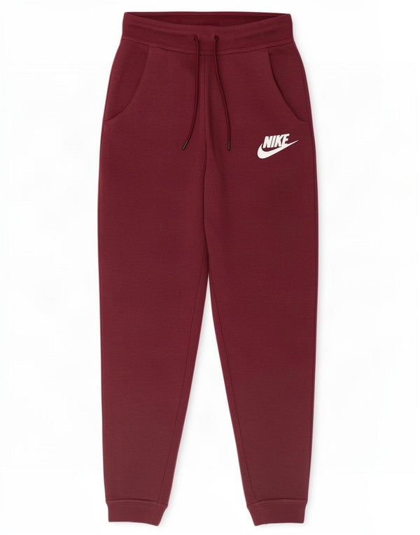 Damskie spodnie dresowe Nike Joggers UK 6 XS Burgundowa bawełna