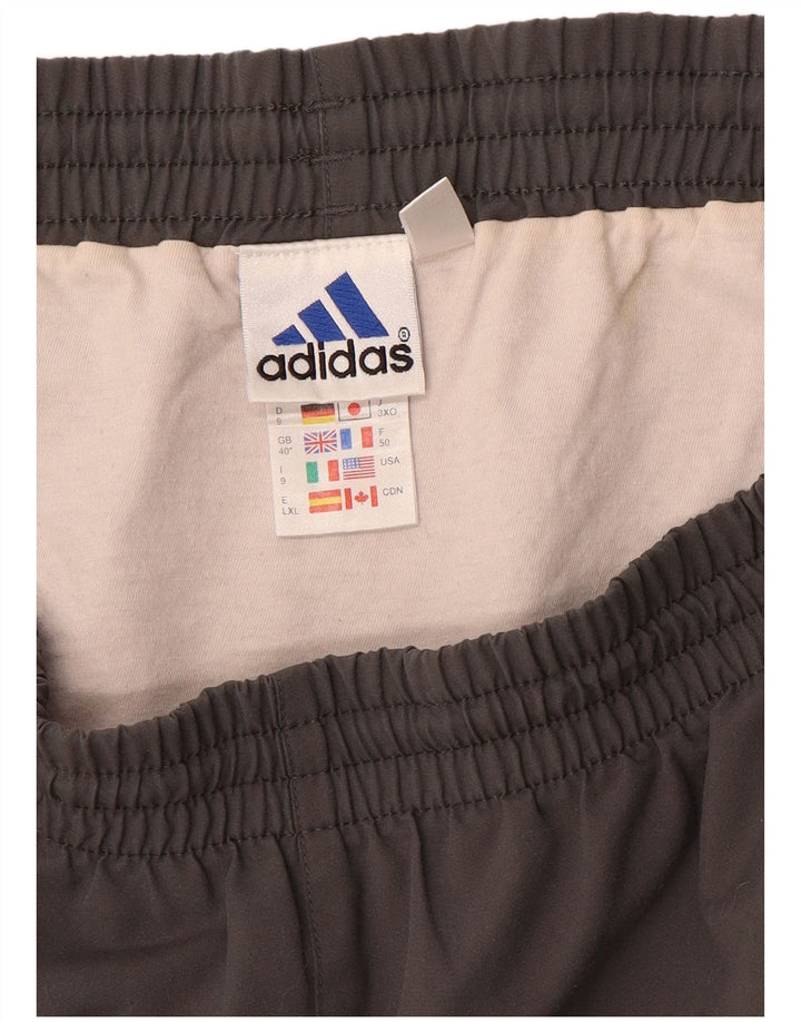 Męskie spodenki sportowe ADIDAS XL, szary poliester