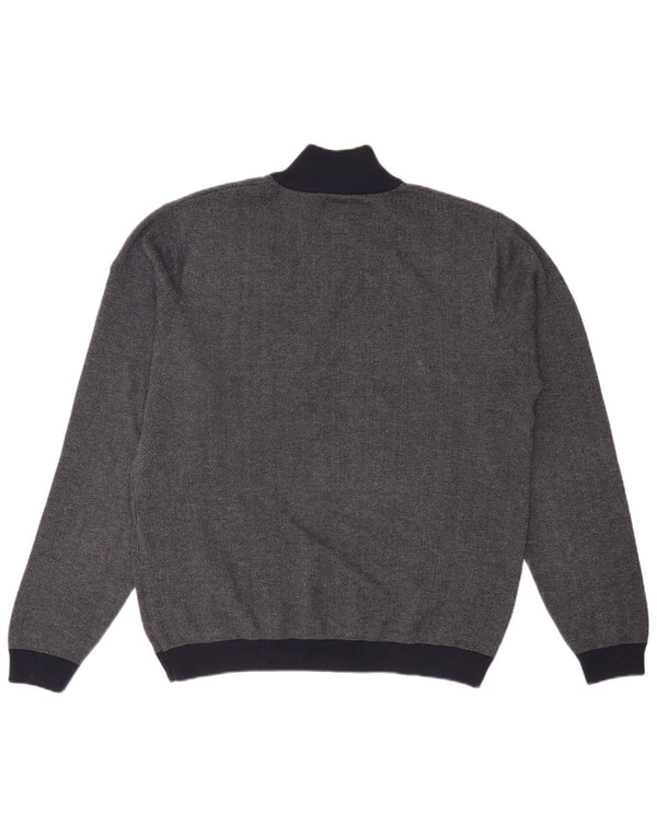 Męski sweter North Sails z zamkiem błyskawicznym XL, granatowy, bawełniany