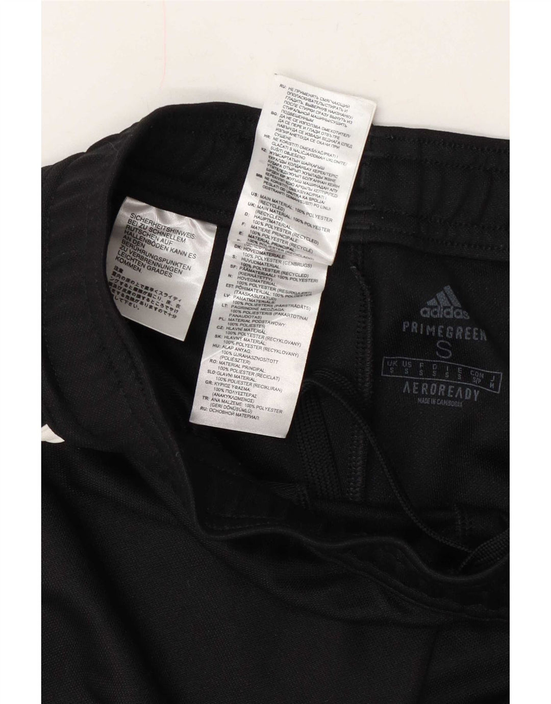 Męskie spodnie dresowe Adidas Aeroready, małe, czarne, poliestrowe
