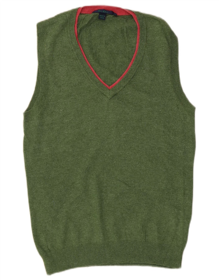 Tank top damski Boden z kamizelką UK 12, średnia zielona bawełna