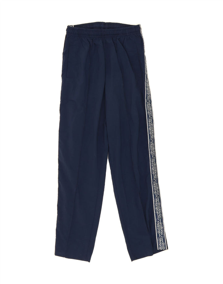 Męski pełny dres ASICS z grafiką, nylon w kolorze średniego błękitu