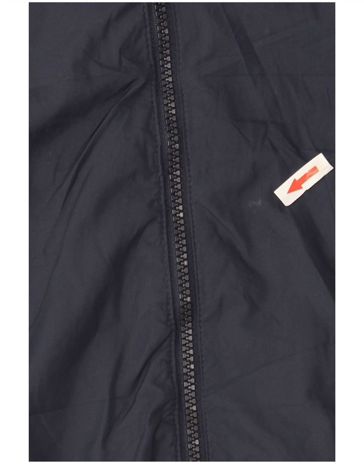 Adidas Damska Stella McCartney Oversized Kurtka Przeciwdeszczowa UK 10 Mała Granatowa
