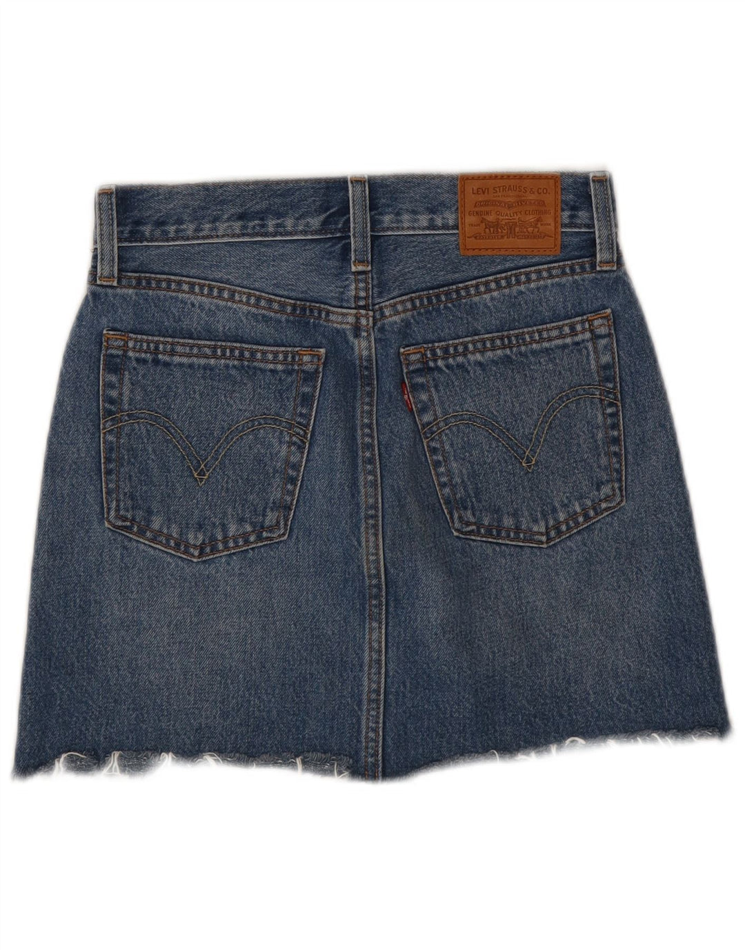 Damska spódnica dżinsowa Levi's W24 XS Niebieska bawełna