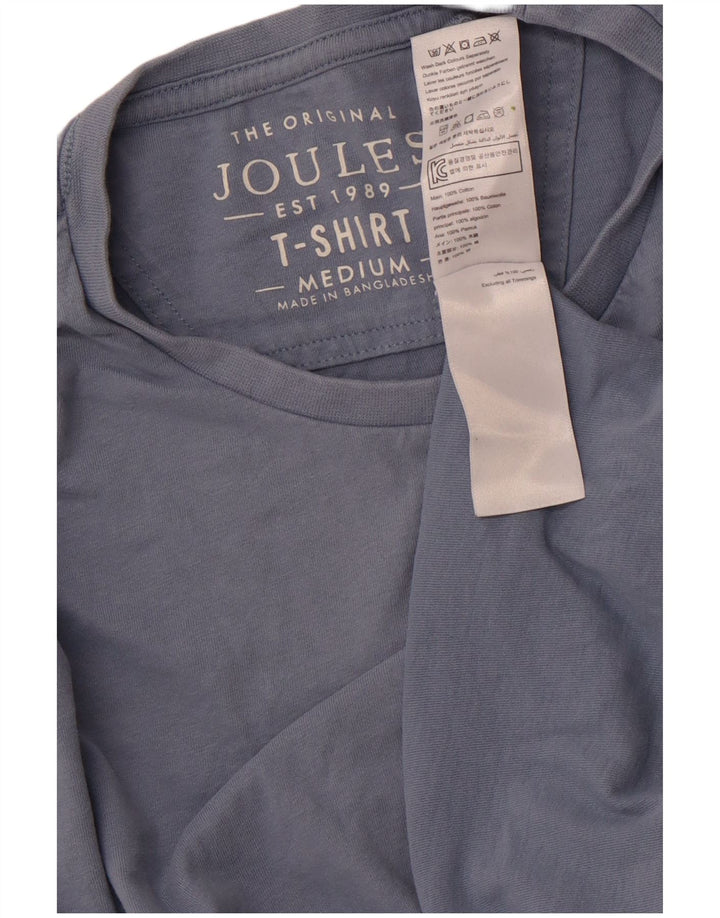 T-shirt męski JOULES, bawełniany, średni niebieski