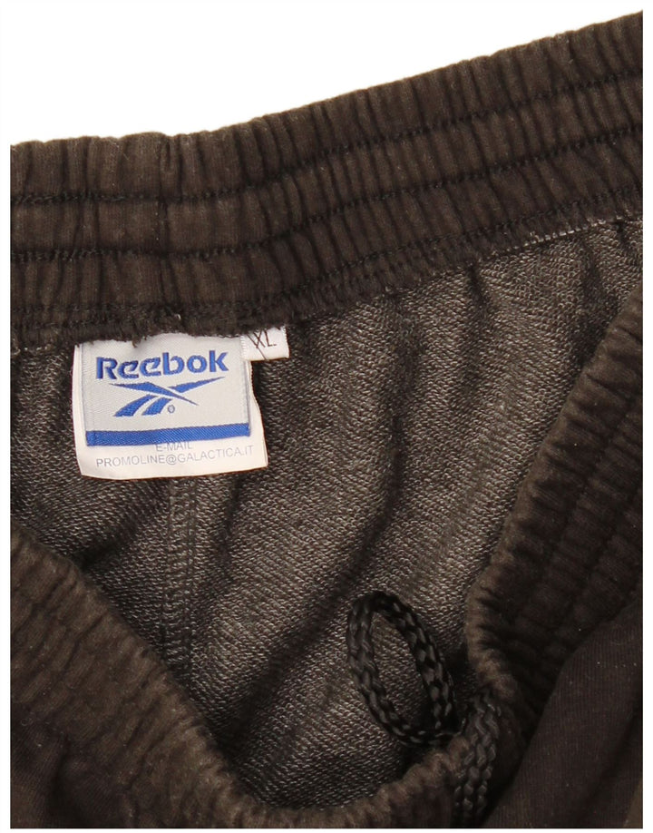 Męskie spodnie dresowe Reebok XL, czarne, bawełniane