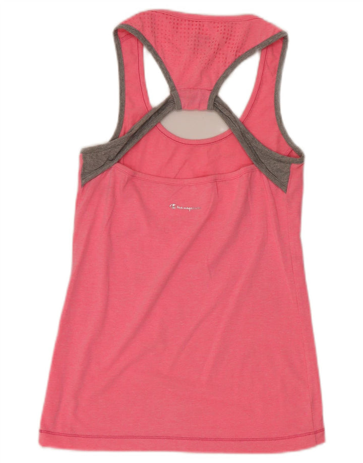 Damska kamizelka Champion Crop Top UK 12 Medium Pink Spotted
