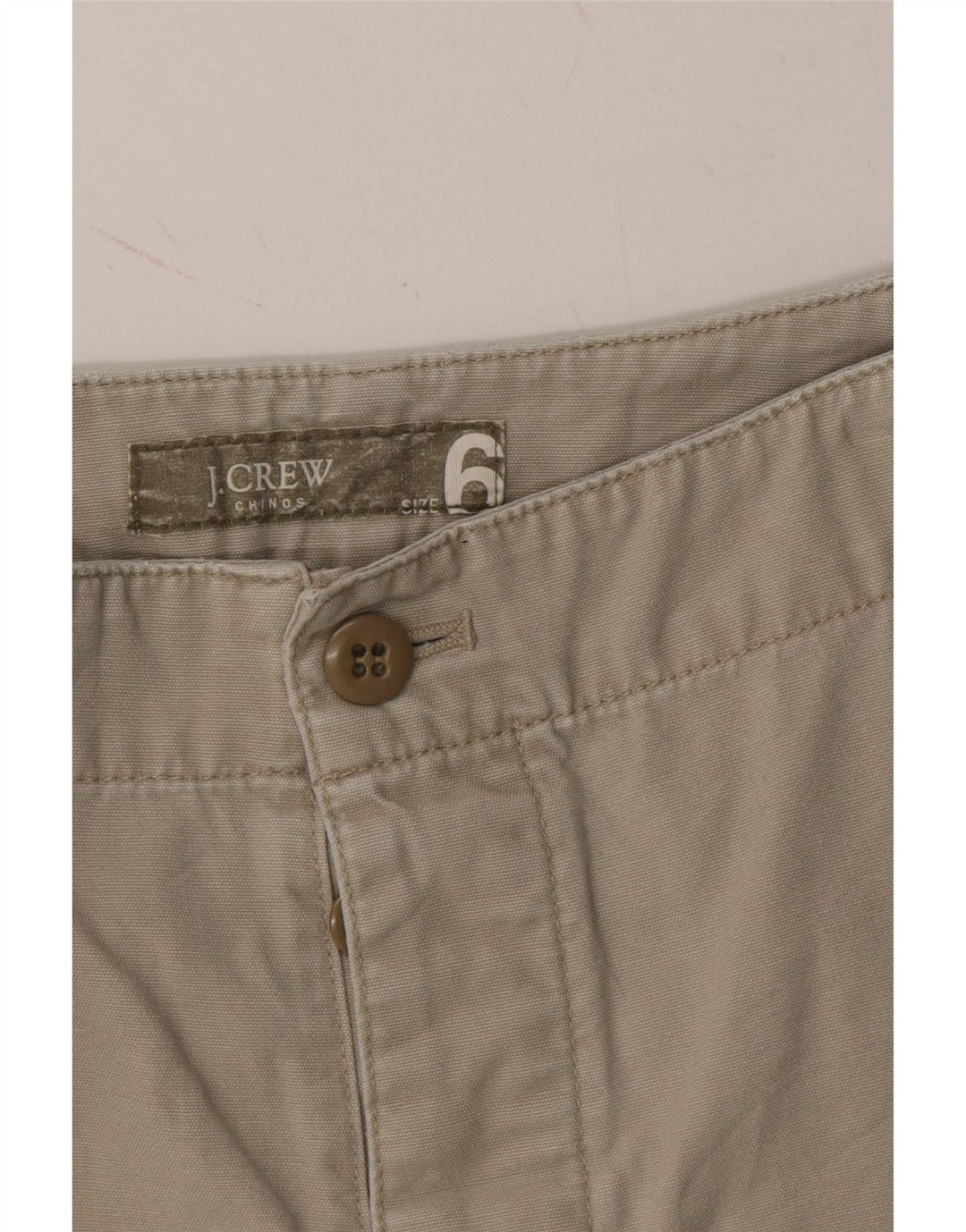 J. CREW Womens Casual Shorts US 6 Medium W28 Beige Cotton Vintage J. Crew and Second-Hand J. Crew from Messina Hembry 