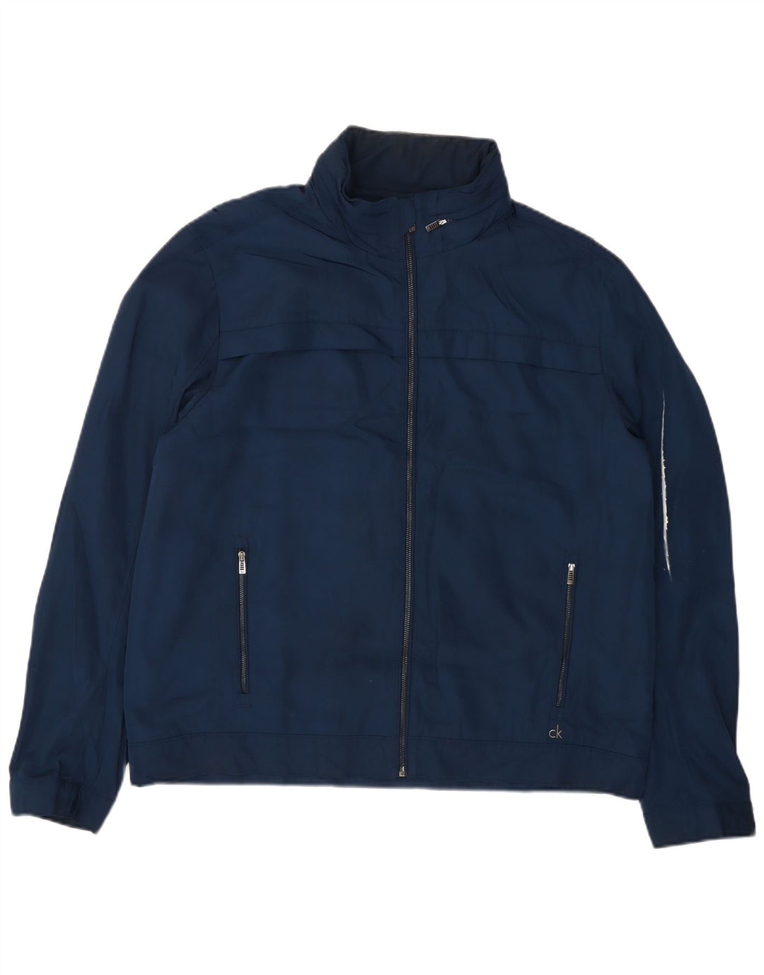 Męska kurtka bomberka Calvin Klein UK 42 XL, granatowa, poliester