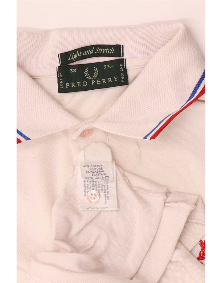 Męska koszulka polo Fred Perry, mała, bawełniana w białe paski