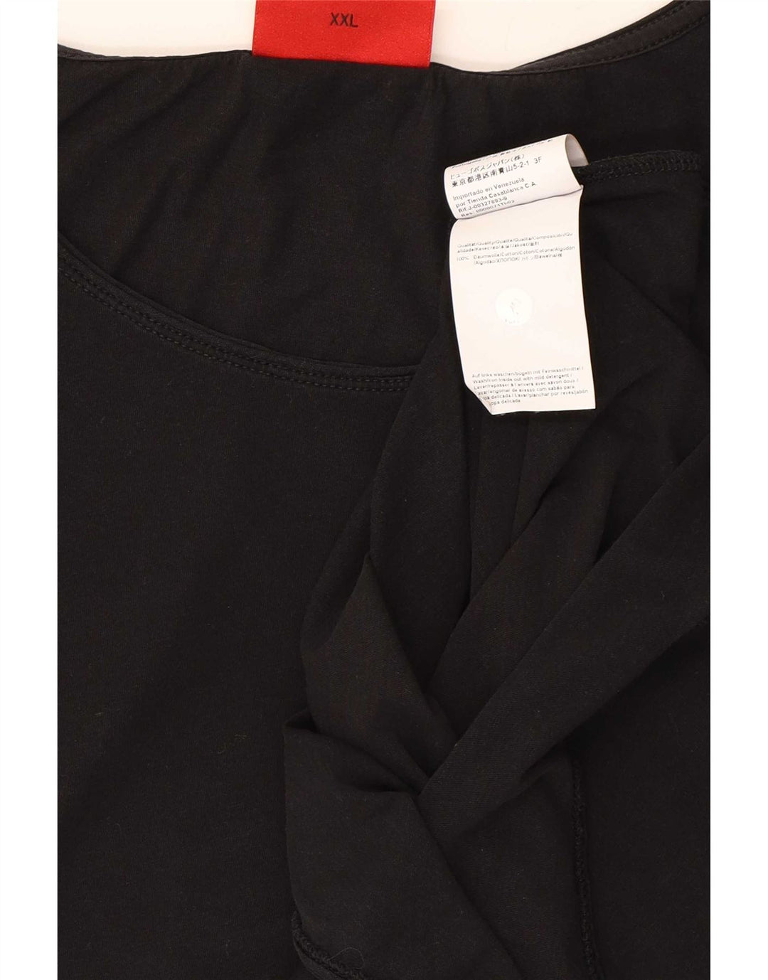 T-shirt męski Hugo Boss Top 2XL, czarny, bawełniany