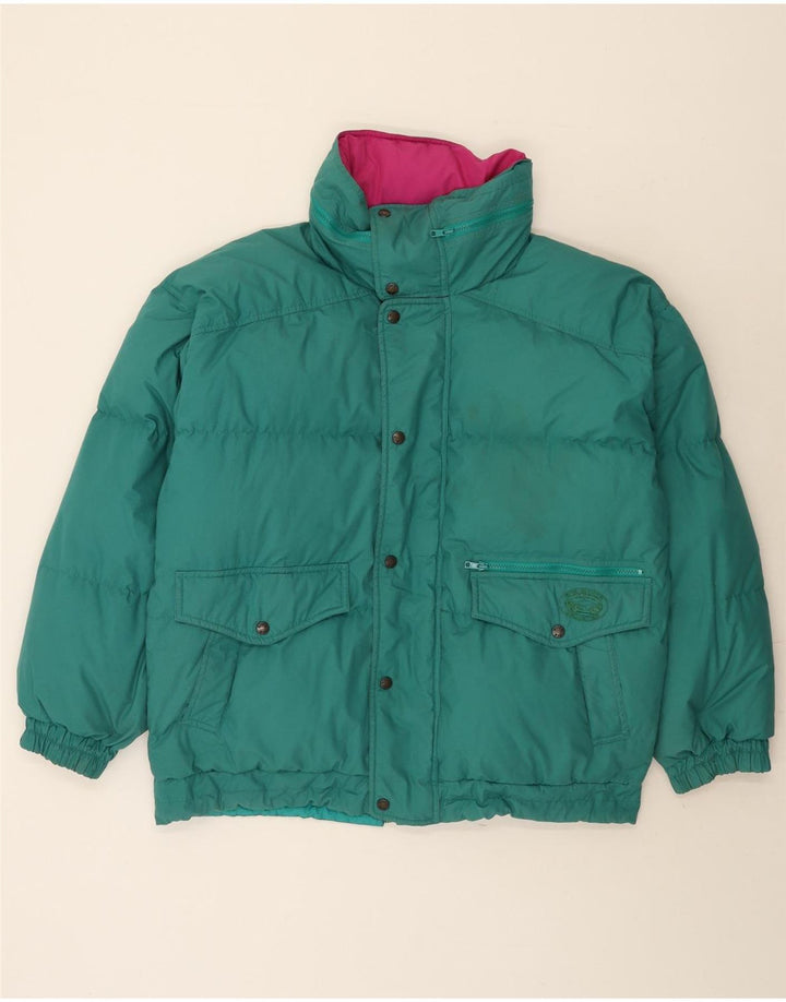 Dwustronna ocieplana kurtka męska Vintage UK 42 XL, wielokolorowa