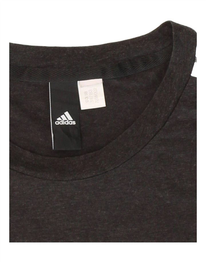 ADIDAS Mens T-Shirt Top Small Black Vintage Adidas and Second-Hand Adidas from Messina Hembry 